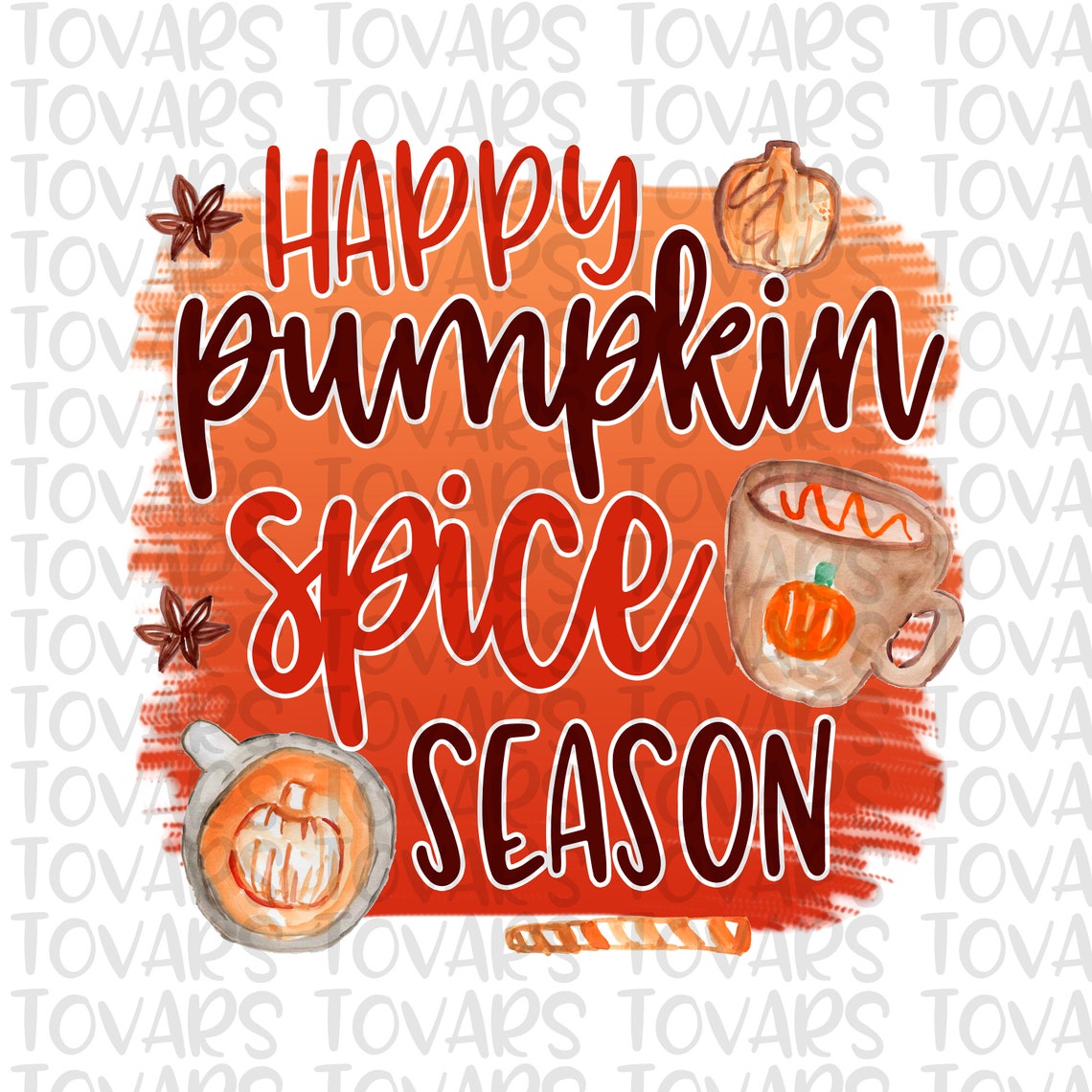 Happy Pumpkin Spice Season Sublimation Download Pumpkin Spice Etsy
