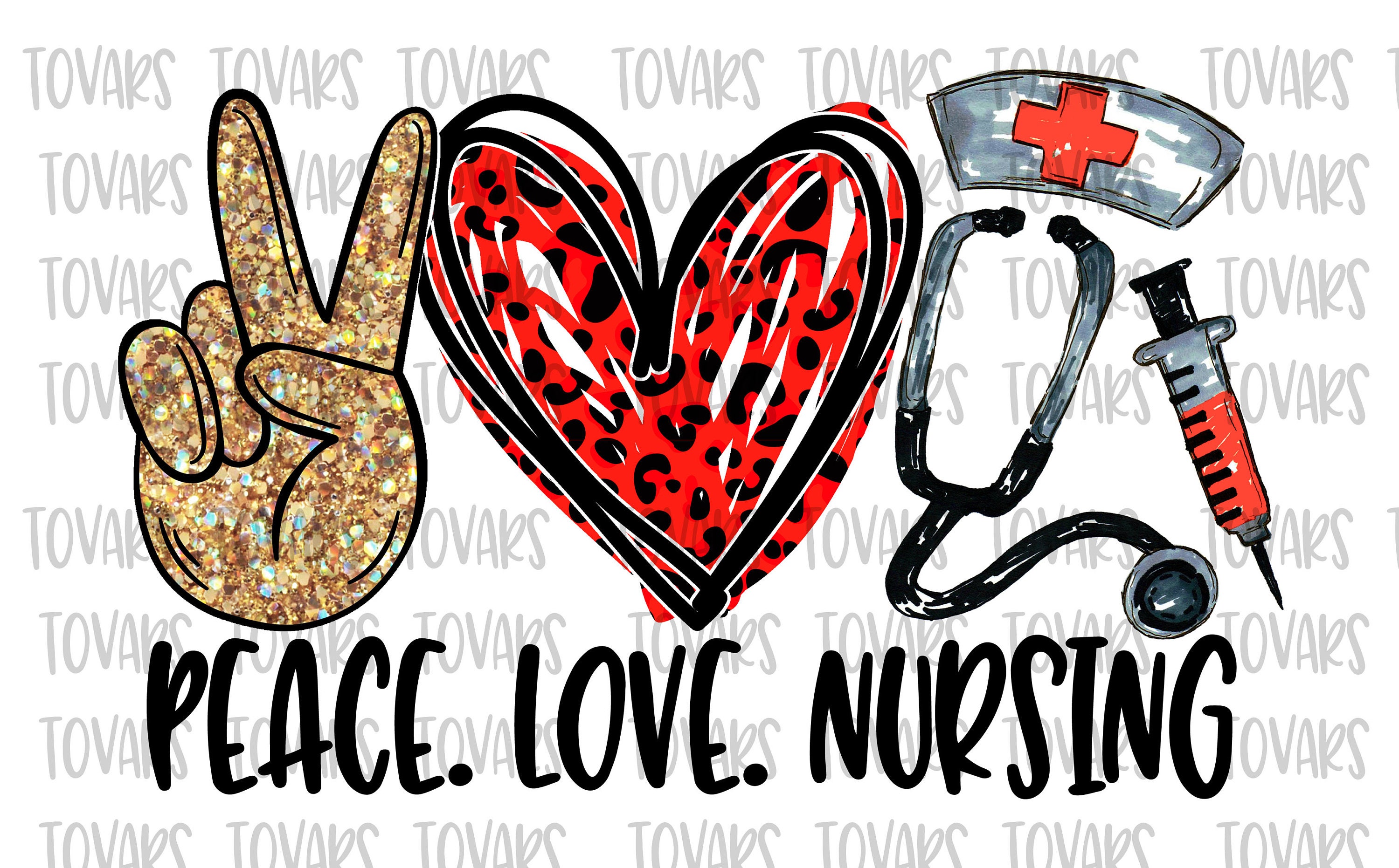 Peace Love Nursing Sublimation Download, Nurse PNG, Instant Download  nursing sublimation, Nurse Sublimation design, NURSING instant download