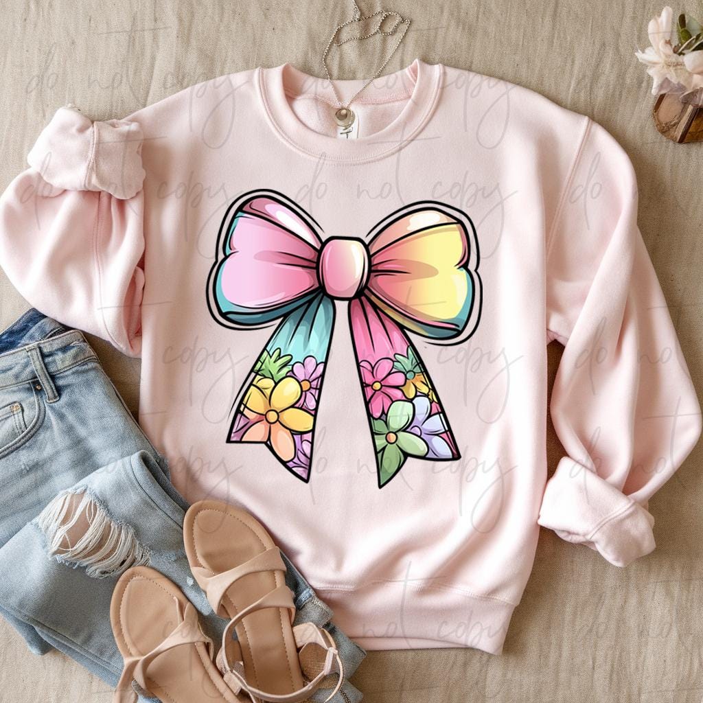 Floral Bow PNG: Coquette T-shirt Design (digital Download) - Etsy New  Zealand, image size:1024x1024