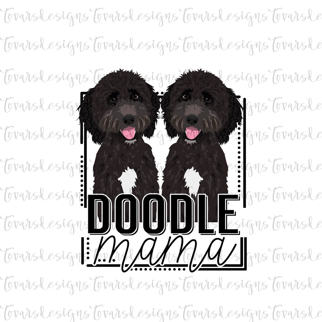 Doodle Mama PNG: Doodle Dog Sublimation Design (digital Download) - Etsy
