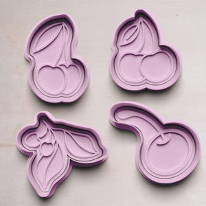 Cherry cookie cutters | Cookie mold | Cookie mold | Cookies for spring | Gift for hobby bakers | Cookies for the summer party