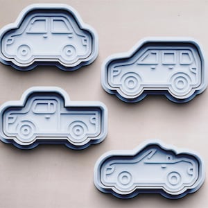 Cars cookie cutters | Cookie cutters | Cookie cutter | Cookie mold | Cookie mold | Car fan gift | Cabriolet | SUV cookies
