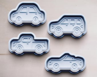 Cars cookie cutters | Cookie cutters | Cookie cutter | Cookie mold | Cookie mold | Car fan gift | Cabriolet | SUV cookies