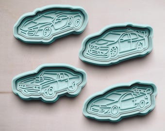 Racing car cookie cutter | Cookie cutters | Cookie cutters | Cookie cutter | Cookie mold | Racing car shapes | Sports car