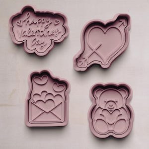 Valentine&#39;s Day cookie cutters | Cookie cutters | Cookie cutter | Cookie shape | Cookie shape | Cookie cutters |