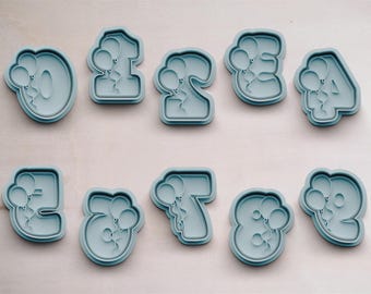Numbers for Birthday Cookie Cutters | Cookie Cutters | Cookie Cutter | Cookie Shape | Anniversary | Birthday Numbers