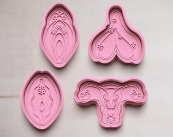 Cortador de biscoitos de arte Vulva | cortador de biscoitos | Cortadores de biscoitos | cortador de biscoitos | Molde para biscoitos | Molde para biscoitos | Cortador de biscoitos | vagina