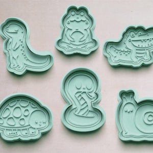 Reptiles Amphibians Molluscs Cookie Cutters | Cookie Cutters | Cookie Cutter | Cookie Shape | Cookie Mold | Cookie Cutters