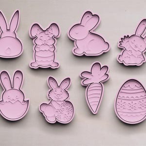 Easter cookie cutters | Cookie cutters | Cookie cutters | Cookie cutter | Cookie mold | Cookie mold | Cookie cutters | Easter bunny