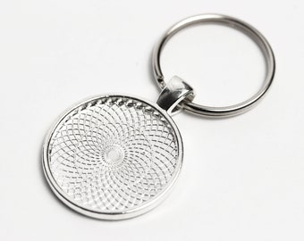Keyrings with 25 mm Cabochonversion