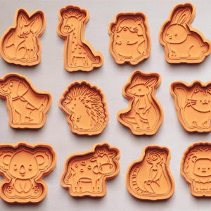 Land Animals Collection II Cookie Cutters | Cookie Cutters | Cookie Cutter | Cookie Shape | Cookie Mold | Cookie Cutters