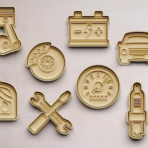 Auto Service Cookie Cutters | Cookie Cutters | Cookie Cutters | Cookie Mold | Cookie Mold | Cookie Cutters | Car Cookie Cutters