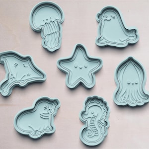 Sea Creatures II Cookie Cutters | Cookie Cutters | Cookie Cutter | Cookie Shape | Cookie Shape | Cookie Cutters | Sea Shapes