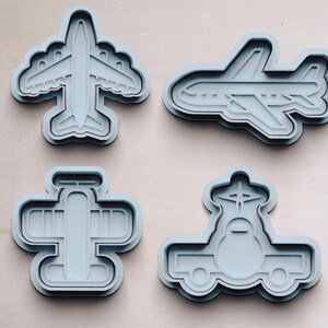 Airplane Cookie Cutters | Cookie Cutters | Cookie Mold | Cookie Mold | Airplane Motifs for Cookie Cutters | Airplane Cookie Cutters