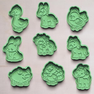 Farm Animals II Cookie Cutters | Cookie Cutters | Cookie Cutter | Cookie Shape | Cookie Shape | Cookie Cutters