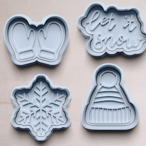 Winter cookie cutters | Cookie cutters | Cookie cutter | Cookie mold | Cookie mold | Christmas cookies | Baking cookies