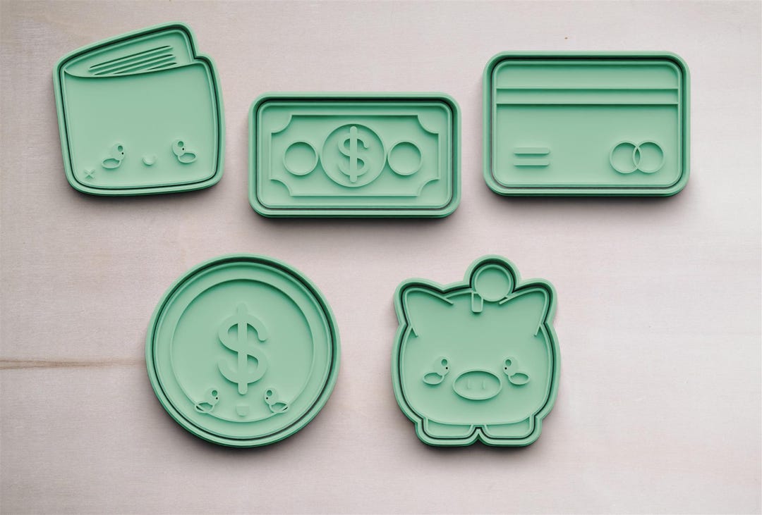 Money Cutter Money Cookie Cutter | Cookie Cutters | Cookie Cutters | Cookie Shape ...