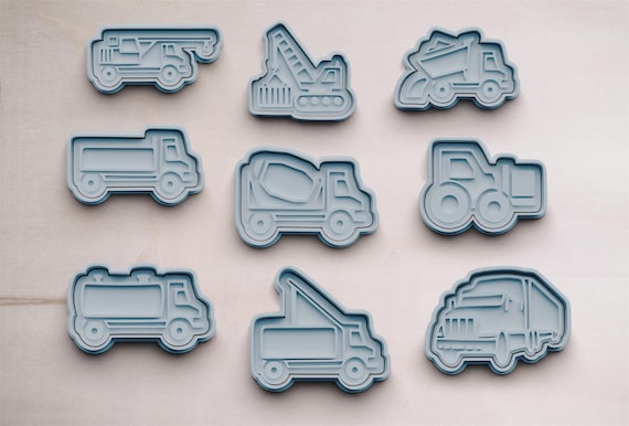 Baustelle Fahrzeuge Keksausstecher | Ausstecher | Cookie Cutters | Ausstechform | Keksform | Plätzchenform | Plätzchenausstecher | LKW