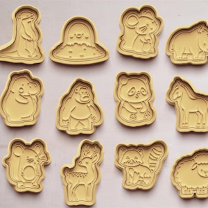 Land Animals Collection III Cookie Cutters | Cookie Cutters | Cookie Cutter | Cookie Shape | Cookie Mold | Cookie Cutters