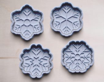 Cortador de biscoitos de floco de neve | cortador de biscoitos | Cortadores de biscoitos | cortador de biscoitos | Cortador de biscoitos de natal | Molde de biscoito com motivos de floco de neve