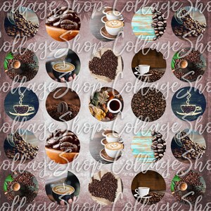 118 Digital Collage Sheet 1inch Round image but first coffee 25mm bottle cap image Circle Pendant Instant Download Jewelry Making Bild 2