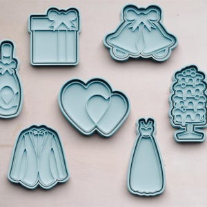 Wedding cookie cutters | Cookie cutters | Cookie cutters | Cookie shape | Cookie shape | Cookie cutters | Wedding shapes