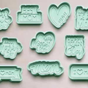 Mother&#39;s Day cookie cutters | Cookie cutters | Cookie cutter | Cookie mold | Mom gift | Mother&#39;s Day gift | Mother&#39;s Day cookies