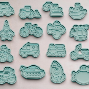 Transport vehicles cookie cutters | Cookie cutters | Cookie cutters | Cookie cutter | Cookie mold | Cookie mold | Cookie cutters
