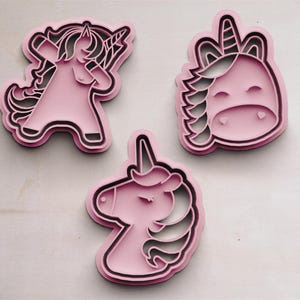Unicorn cookie cutter | Cookie cutters | Cookie cutters | Cookie cutter | Cookie mold | Cookie mold | Cookie cutters | Birthday cookies