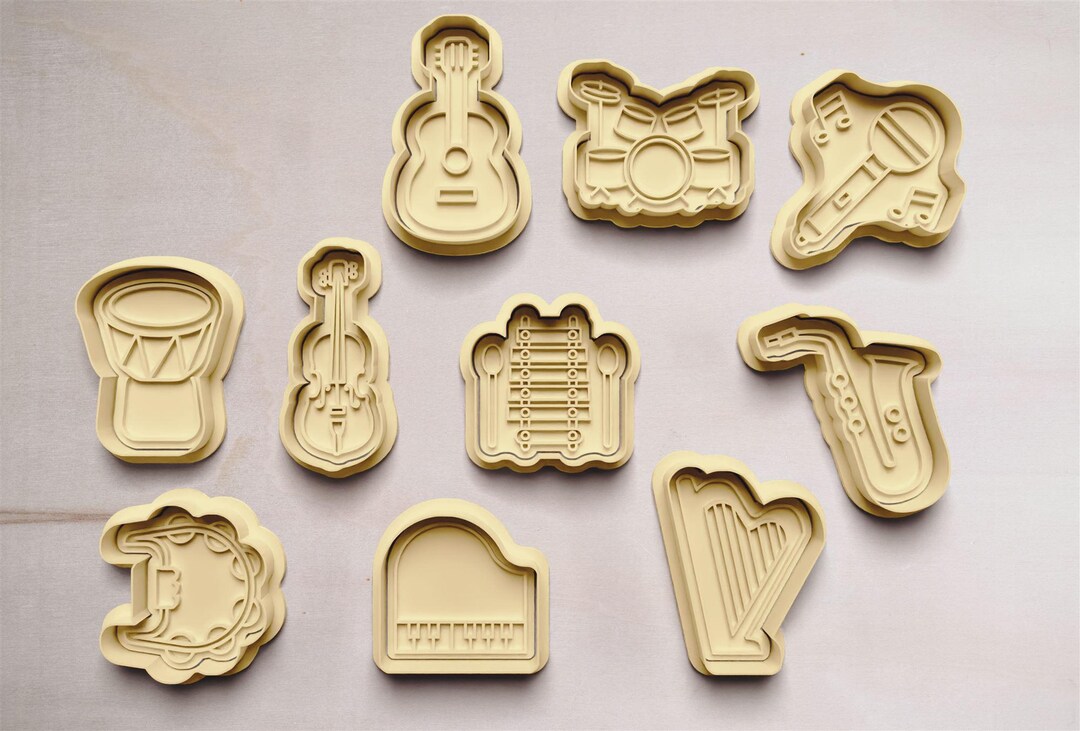 Musical Instruments II Cookie Cutters | Cookie Cutters | Cookie Cutter ...