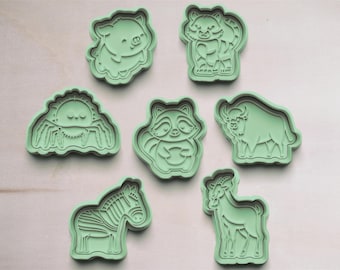 Land Animals Collection IV Cookie Cutters | Cookie Cutters | Cookie Cutter | Cookie Shape | Cookie Mold | Cookie Cutters