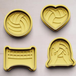 Volleyball Cookie Cutter | Cookie Cutters | Cookie Cutter | Cookie Mold | Cookie Mold | Cookies | Volleyball Fan Gift