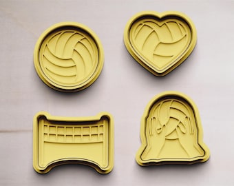 Volleyball Cookie Cutter | Cookie Cutters | Cookie Cutter | Cookie Mold | Cookie Mold | Cookies | Volleyball Fan Gift