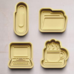 オフィスのクッキーカッター |クッキーカッタークッキーカッター |クッキーカッタークッキー型 |クッキー型 |同僚の贈り物 |オフィステーマのクッキー型