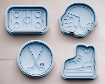 Ice Hockey Cookie Cutter | Cookie Cutters | Cookie Cutters | Cookie Shape | Cookie Mold | Cookie Cutters | Ice Hockey Gift