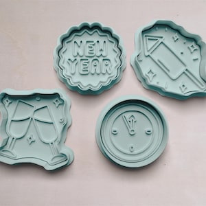 New Year&#39;s cookie cutters | Cookie cutters | Cookie cutter | Cookie mold | Cookie mold | New Year&#39;s cookies | New Year&#39;s cookie cutters