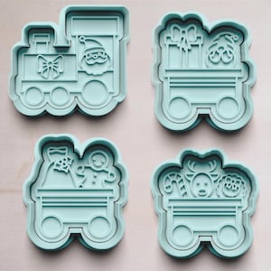 Christmas train cookie cutter | Cookie cutters | Cookie cutters | Cookie cutter | Cookie shape | Cookie cutter | Christmas cookie cutter