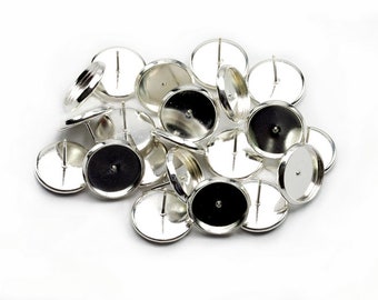 Earrings 12 mm version silver