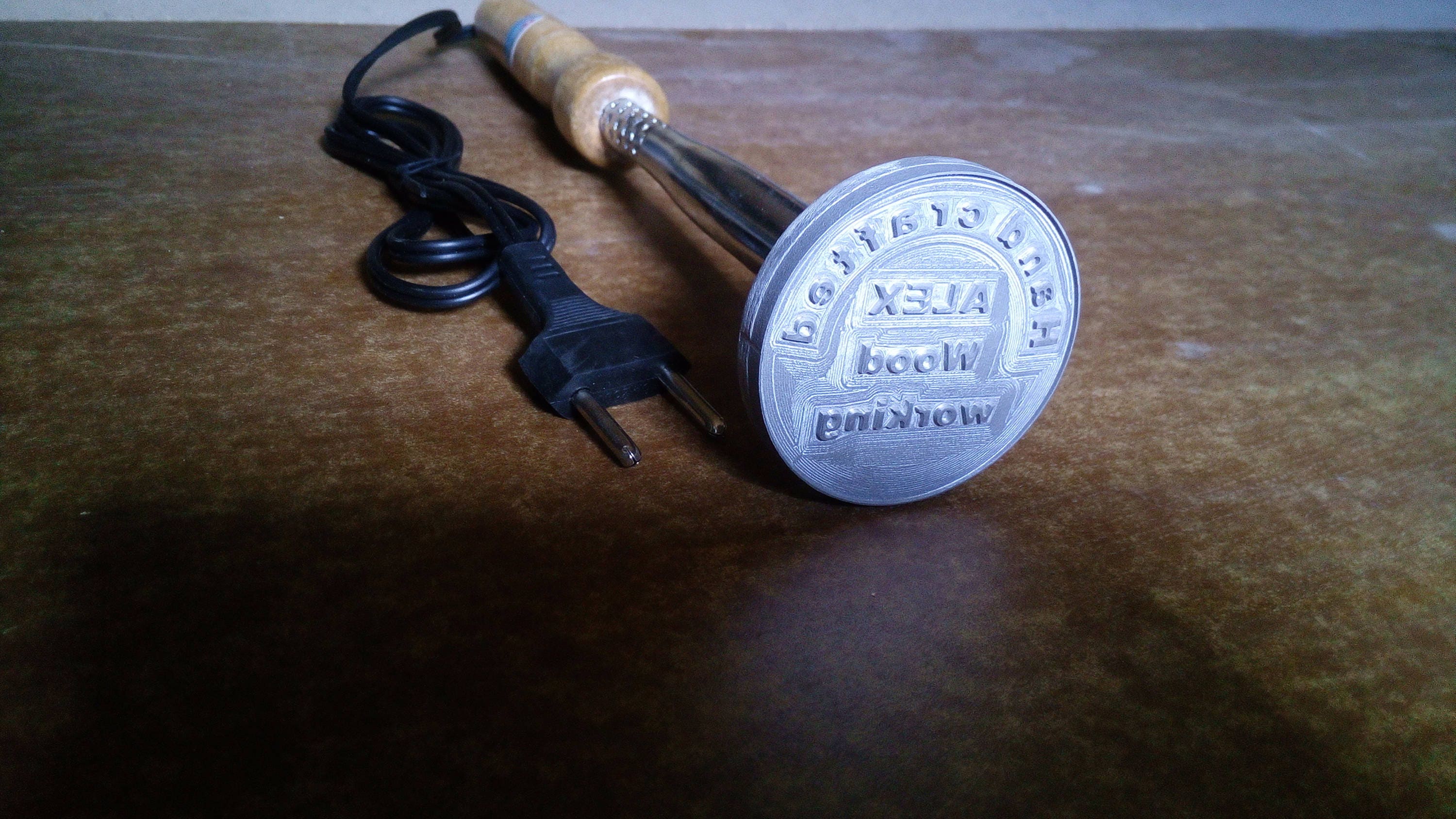 Custom Logo Branding heating Iron Made from Aluminum or Brass Etsy