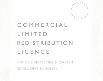 Commercial Limited Redistribution Licence