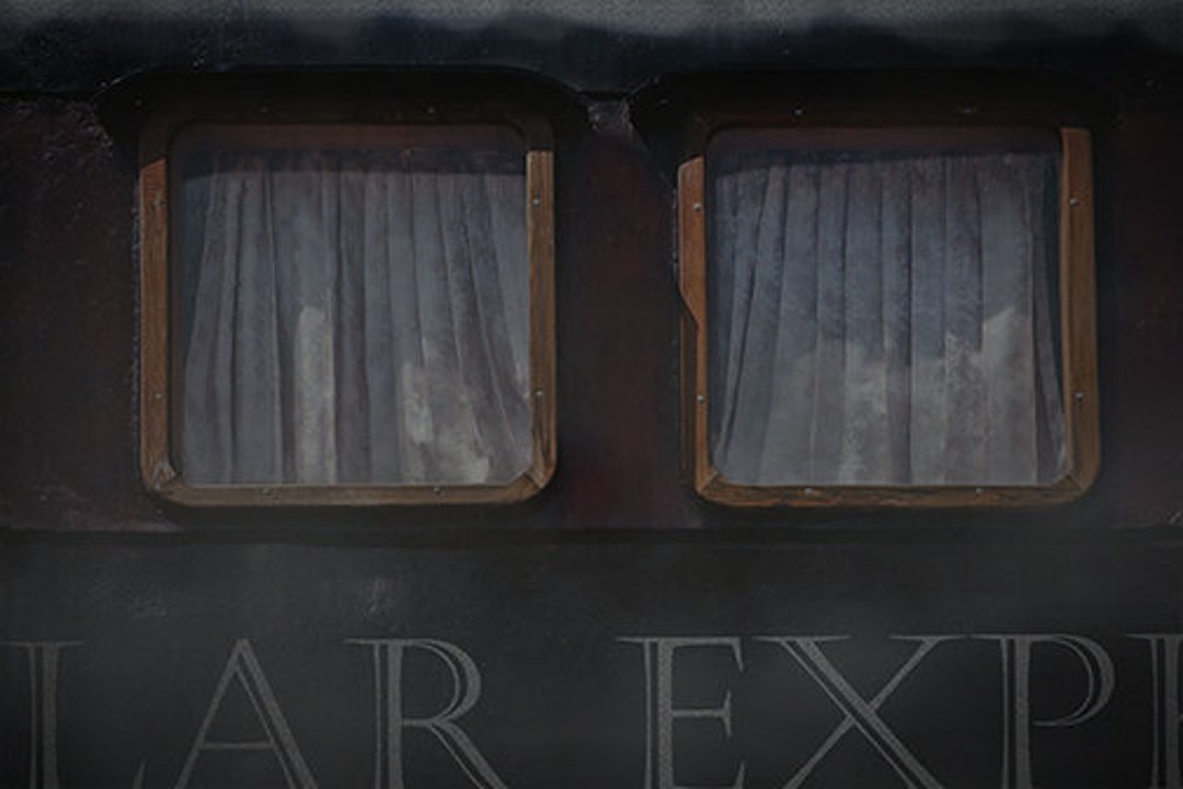 Polar Express Inspired Digital Backdrop for Creative - Etsy