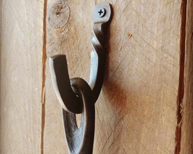 Twisted Cast Iron Skillet Hooks *skillet hooks *pot hooks *kitchen hooks