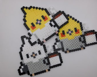 Cockatiel Perler Beads Coasters Set of 3
