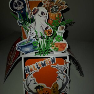 Carte Pop Up thème Halloween