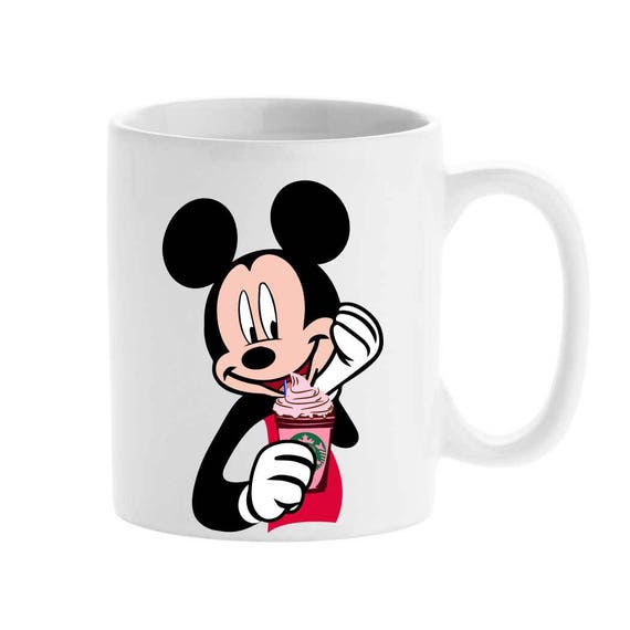 Personalized Mug Cup Starbucks Cartoon Mug Mickey Mouse Etsy