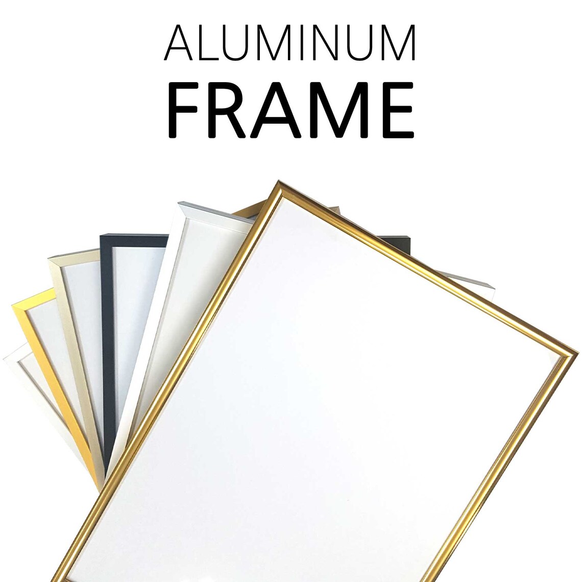 Aluminum Frame for Poster Photography Photo Image DIY Wall Art Etsy