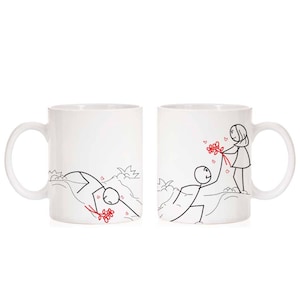 Personalized couples mug, Gifts for him, Gifts for her, Couples Gift, Valentines day Gift - MTF20519