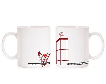 Personalized couples mug, Gifts for him, Gifts for her, Couples Gift, Valentines day Gift - MTF20516