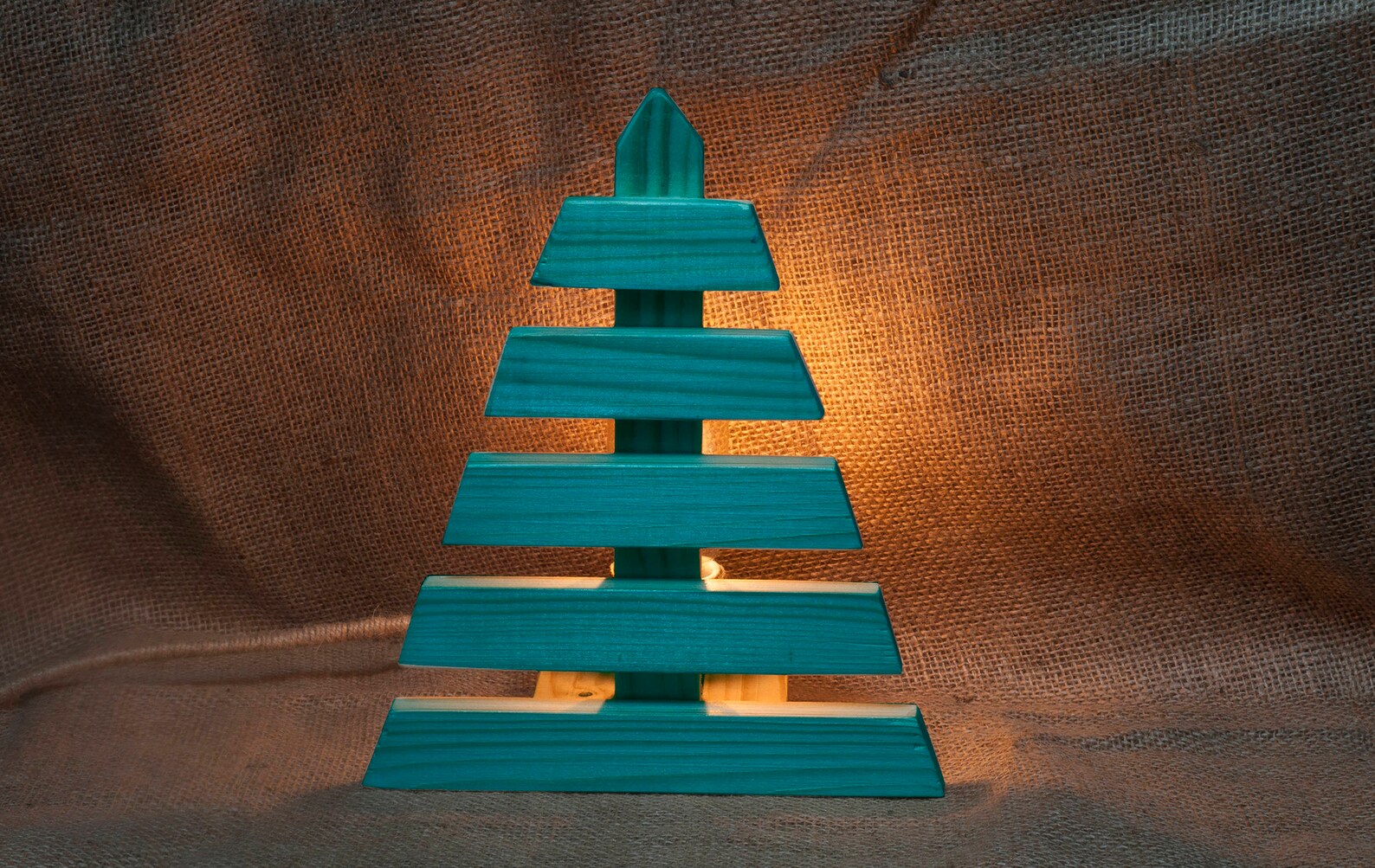 Christmas tree lamp New Year tree lamp Wood lamp Table Etsy