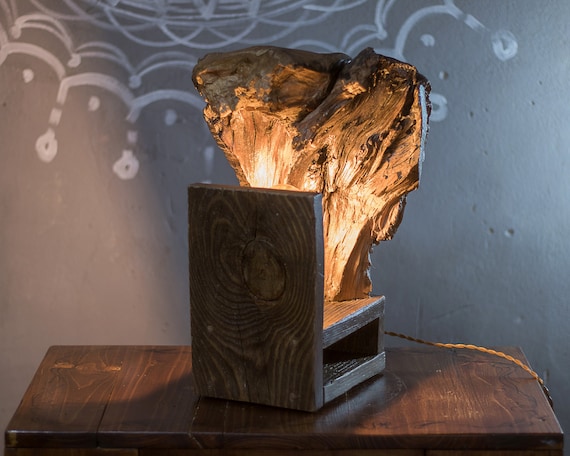 Farmhouse sale wood lamp